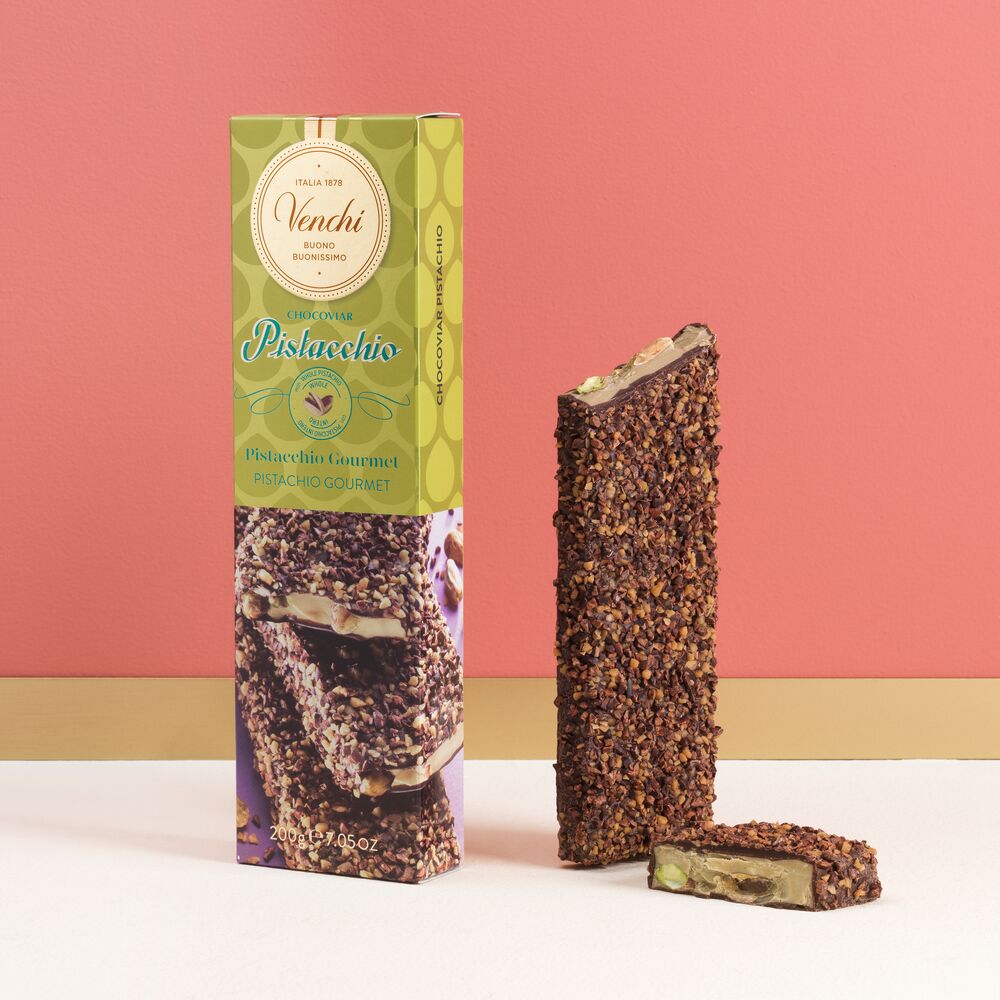 Chocoviar Pistachio soft bar 200 g