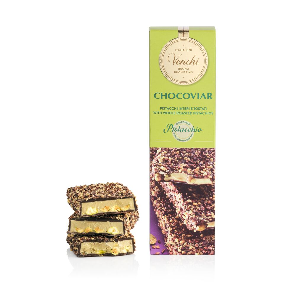 Chocoviar Pistachio soft bar 200 g
