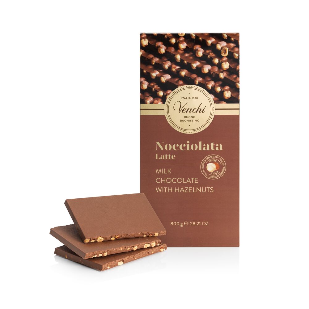 Maxi Milk Chocolate With Hazelnuts bar 800 g