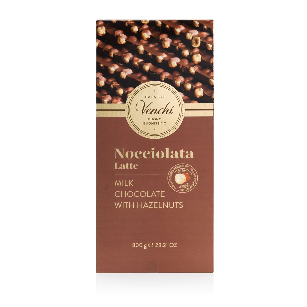 Maxi Milk Chocolate With Hazelnuts bar 800 g