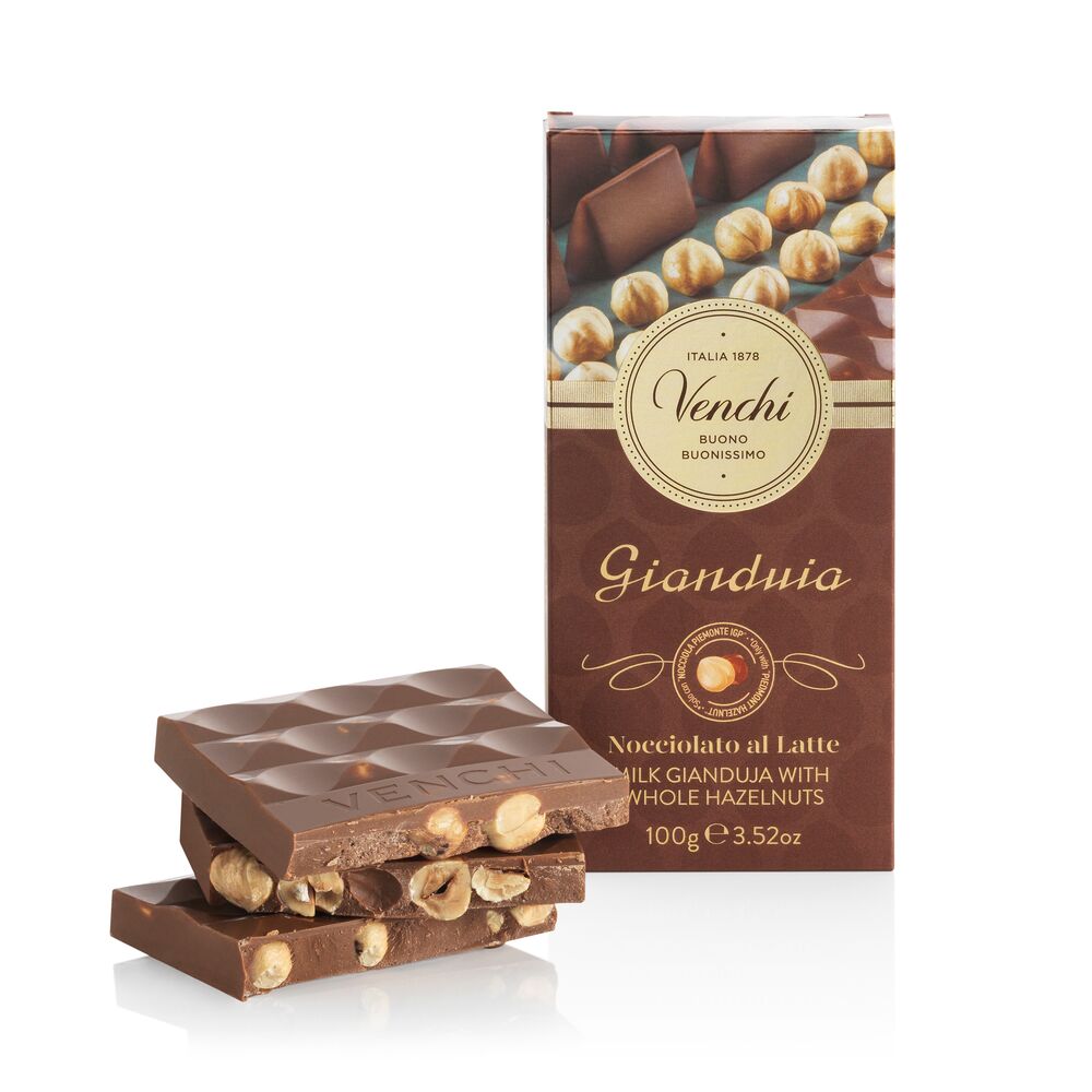 Milk Gianduia Hazelnut bar 100 g