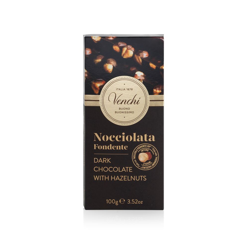 60% Dark Chocolate with Hazelnut Bar 100 g