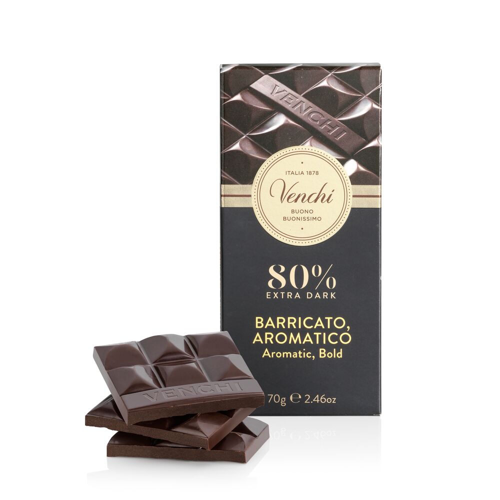 Barrel-Aged 80% Extra Dark Bar 70 g