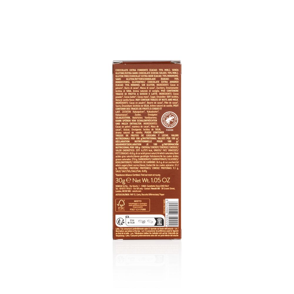 75% Extra Dark Mini Bar 30 g