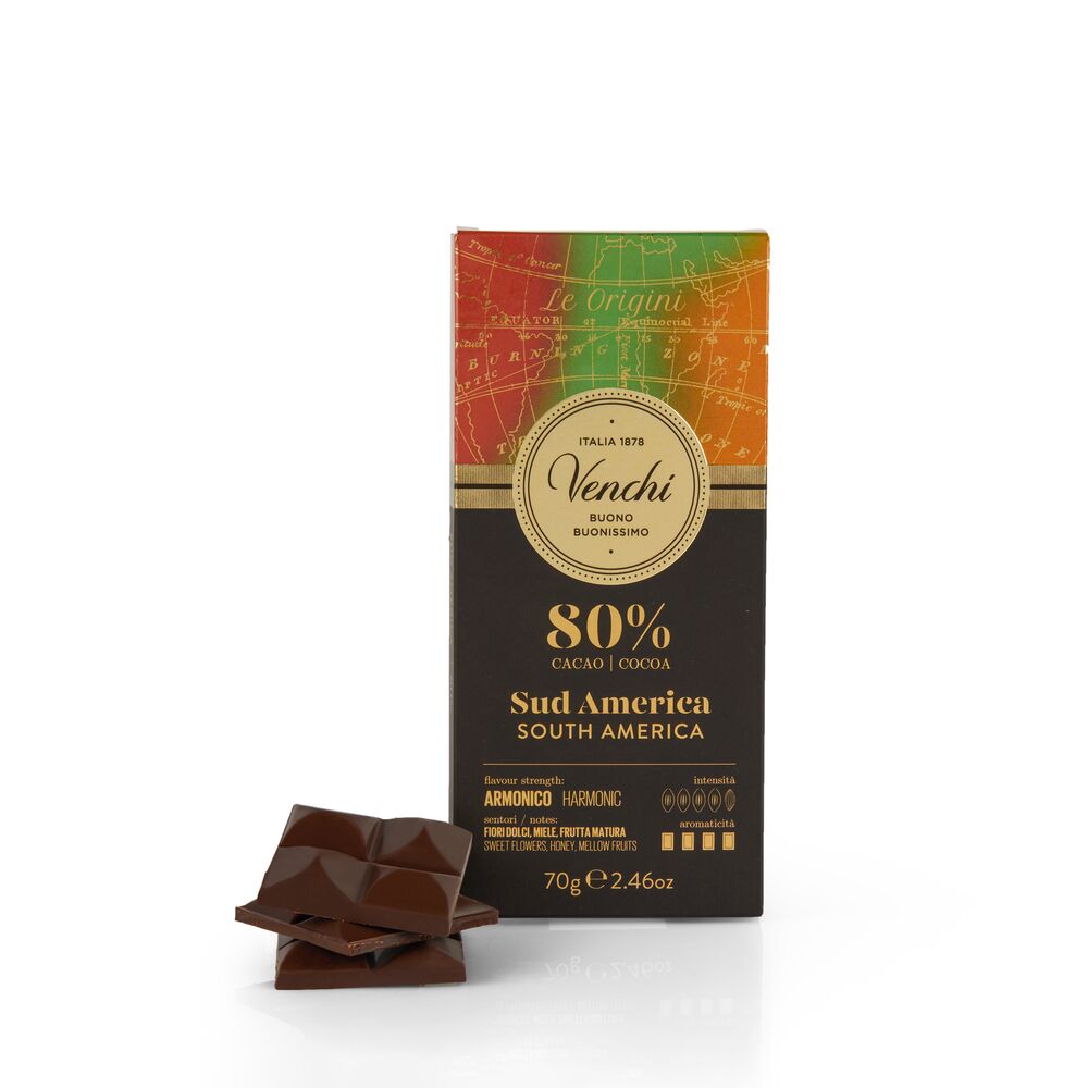 80% South America Chocolate Bar 70 g