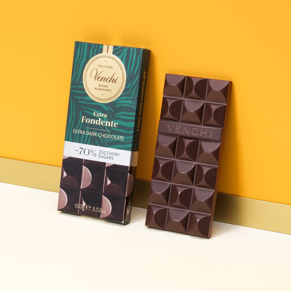 Extra Dark Chocolate -70% Sugars bar 100 g