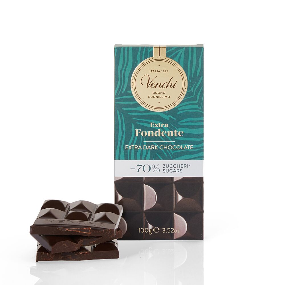 Extra Dark Chocolate -70% Sugars bar 100 g
