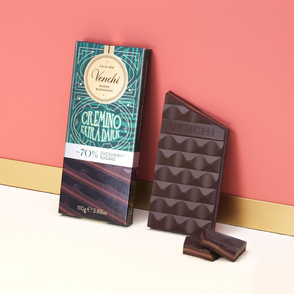 Dark Cremino -70% Sugars bar 110 g