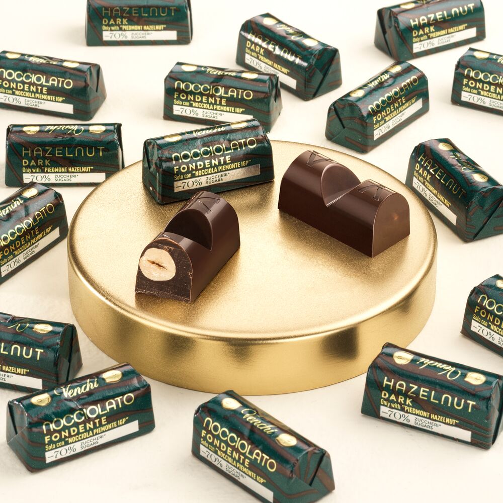 Dark Hazelnut Ingot with 70% Sugar