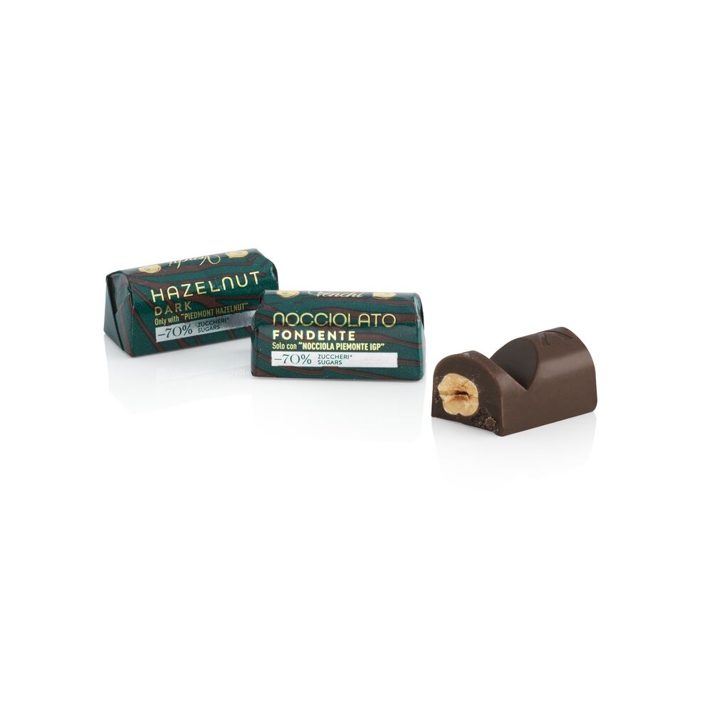 Dark Hazelnut Ingot with 70% Sugar
