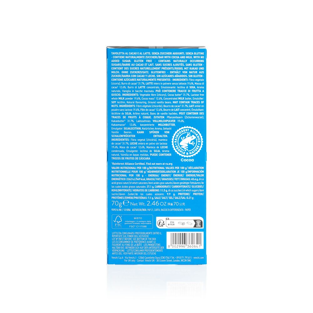 NO Added Sugar Milk Bar 70 g