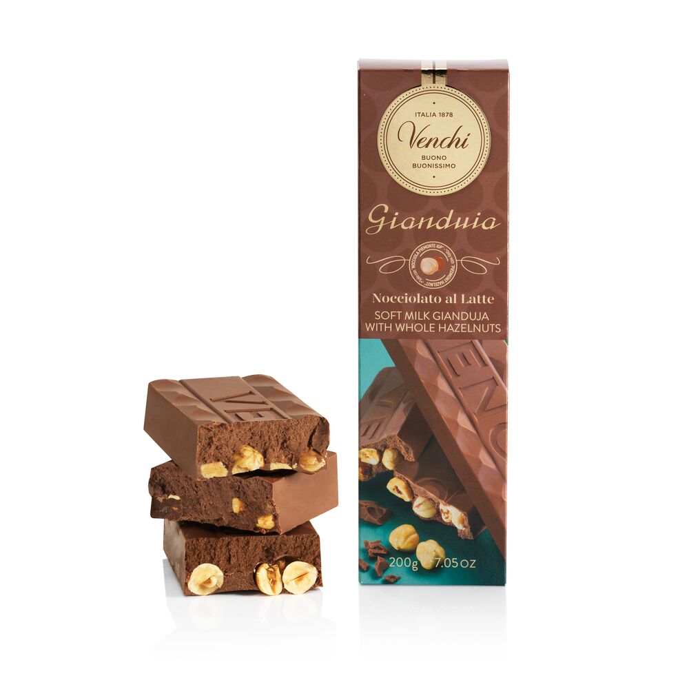 Gianduia with Hazelnuts soft bar 200 g