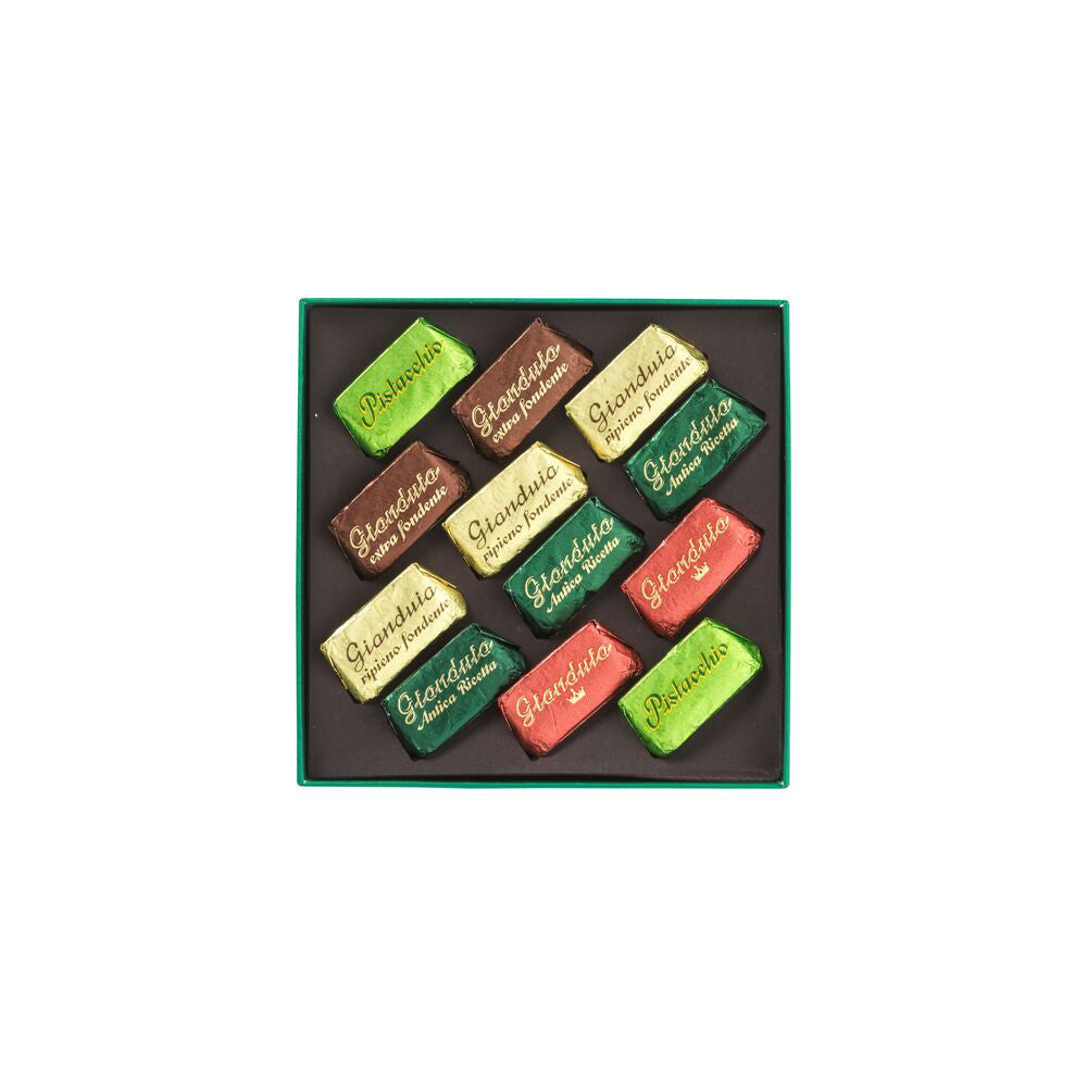 GIFTBOX ANNA HIGGIE GREEN GIANDUIOTTI CHOCOLATES