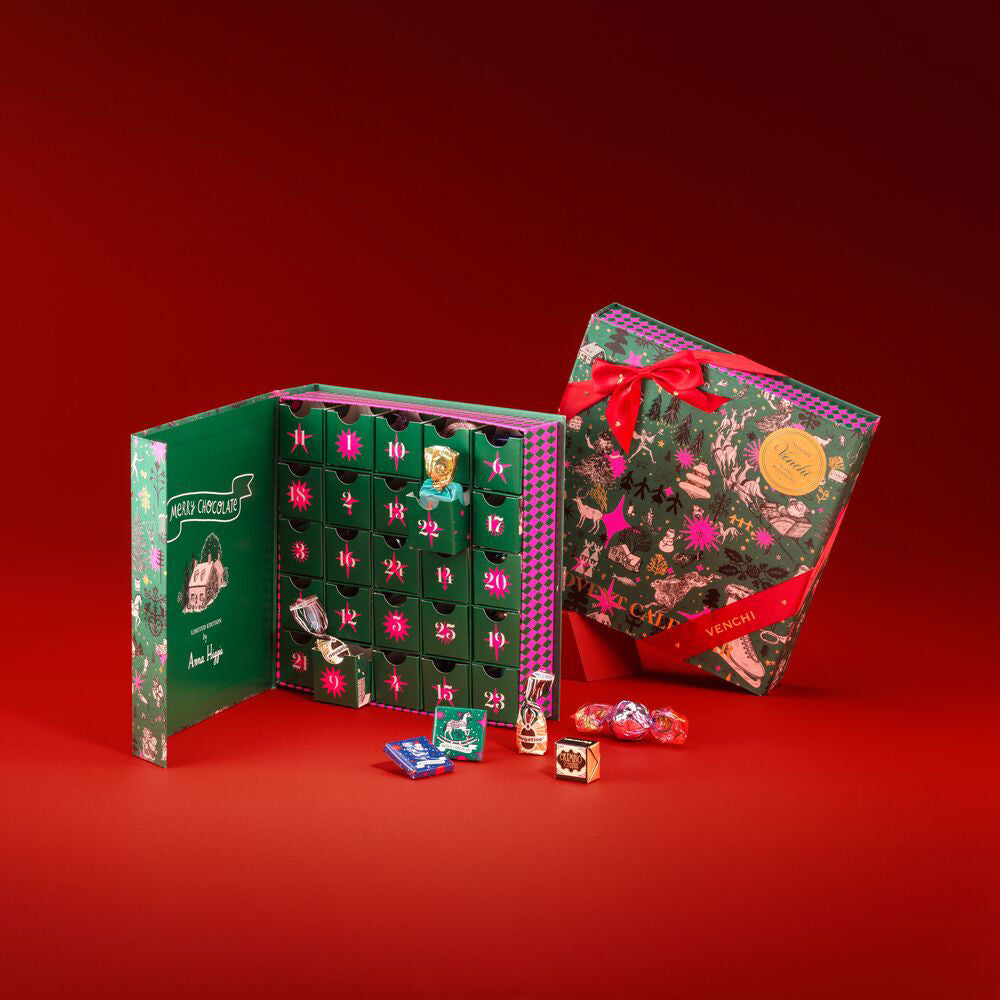 DELUXE CALENDAR ANNA HIGGIE WITH ASSORTED CHOCOLATES