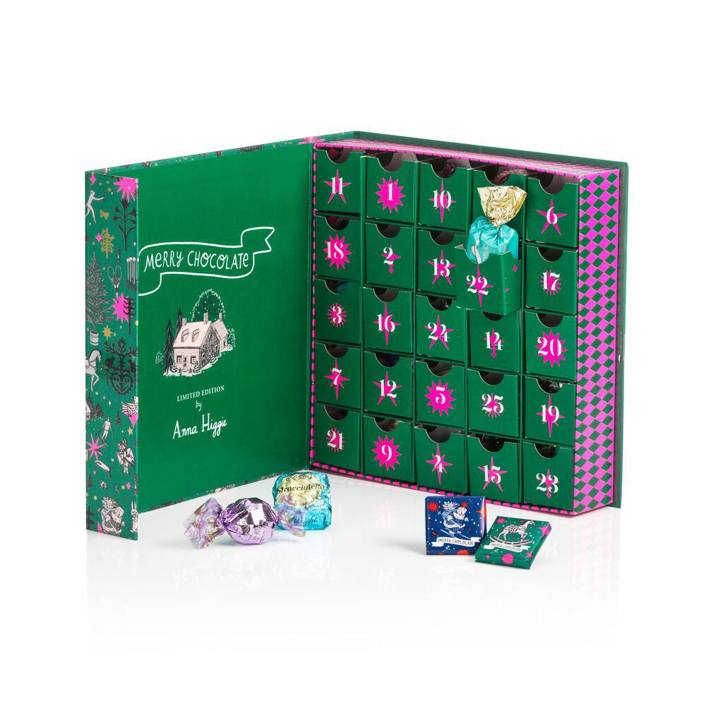 DELUXE CALENDAR ANNA HIGGIE WITH ASSORTED CHOCOLATES
