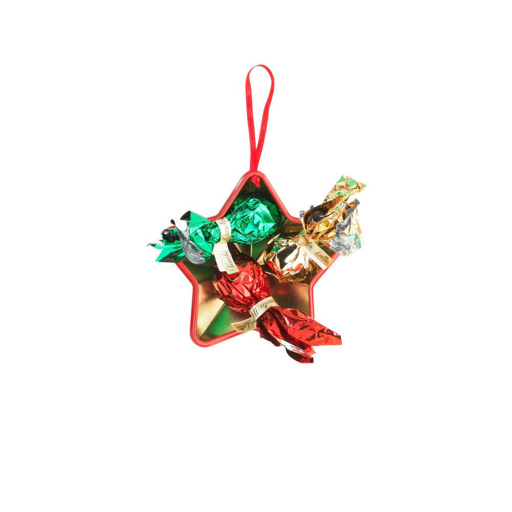 STAR METAL TIN RED ANNA HIGGIE ASSORTED CHOCOLATES