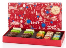 GIFTBOX ANNA HIGGIE RED CHOCOVIAR AND LINGOTTINI CHOCOLATES 294 g