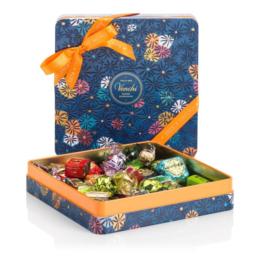 MURRINE BLUE MAXI TIN WITH ASSORTED CHOCOLATES