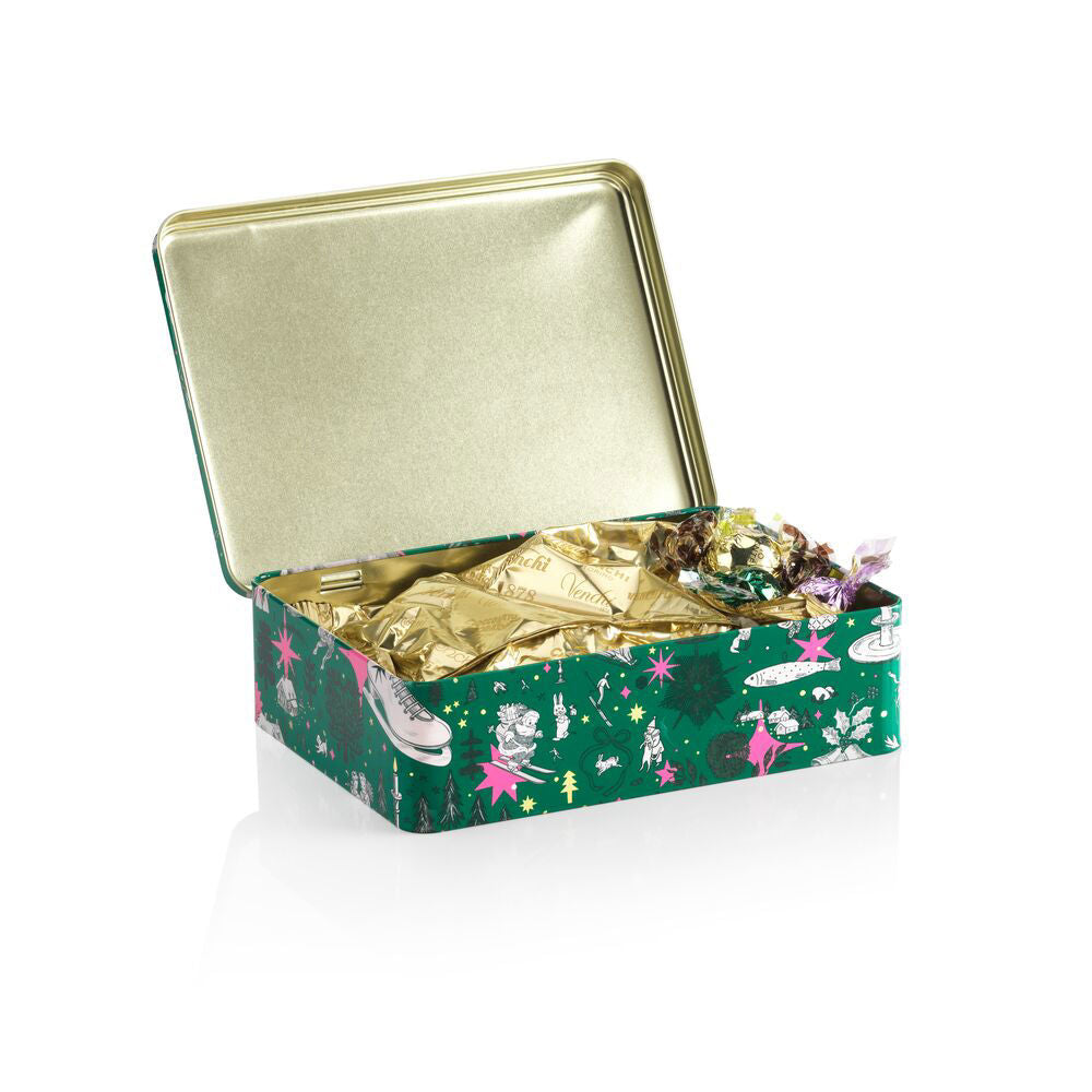 TIN ANNA HIGGIE GREEN ASSORTED CHOCOLATES