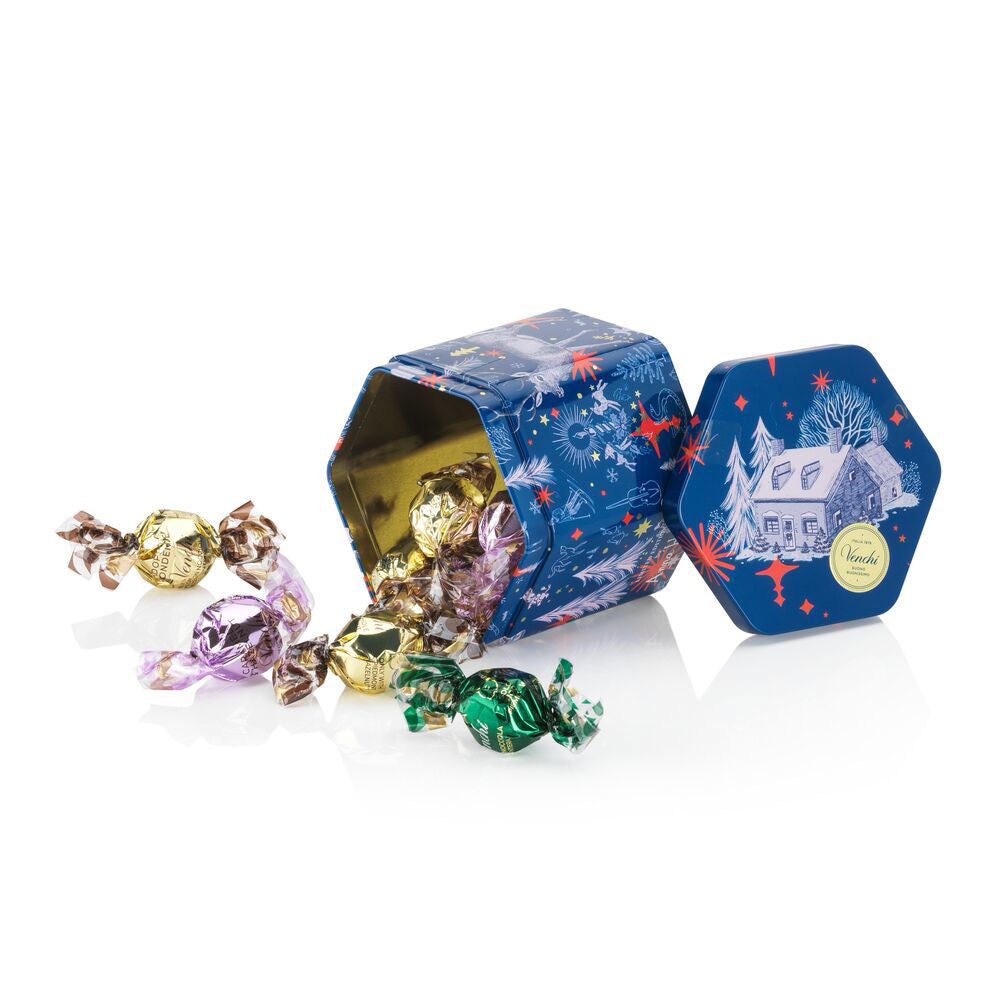HEXAGONAL TIN ANNA HIGGIE ASSORTED CHOCOLATES