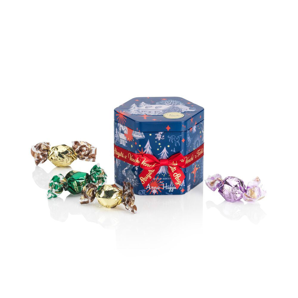 HEXAGONAL TIN ANNA HIGGIE ASSORTED CHOCOLATES